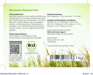 OKAPI Biostickies Hanf 125g