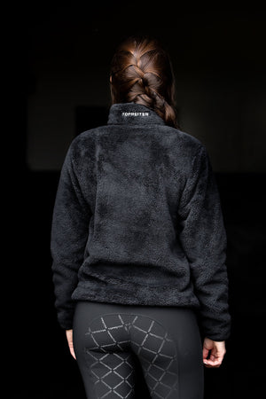 TopReiter Byr Unisex Fleece Pullover | schwarz