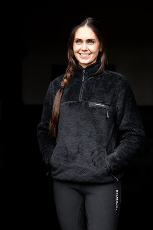 TopReiter Byr Unisex Fleece Pullover | schwarz
