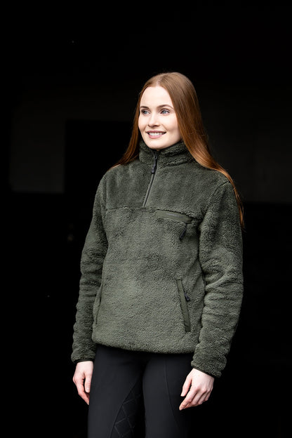 TopReiter Byr Unisex Fleece Pullover | dunkelgrün