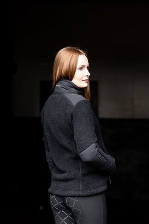 TopReiter Keila Fleece Jacke | schwarz
