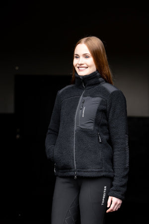 TopReiter Keila Fleece Jacke | schwarz