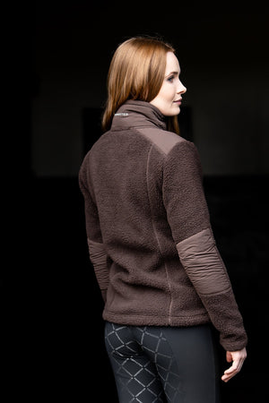 TopReiter Keila Fleece Jacke | dunkelbraun