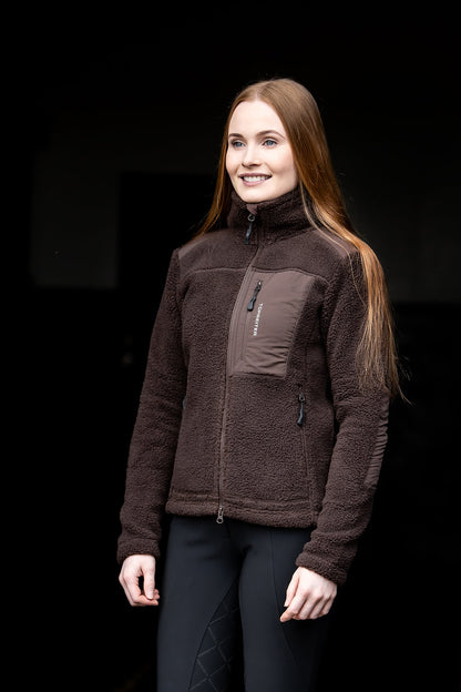 TopReiter Keila Fleece Jacke | dunkelbraun
