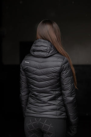 TopReiter Fluga Leichte Daunen Reitjacke | schwarz