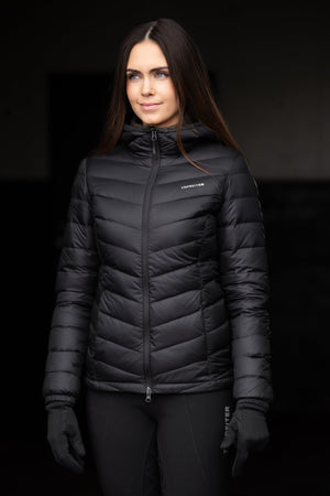 TopReiter Fluga Leichte Daunen Reitjacke | schwarz