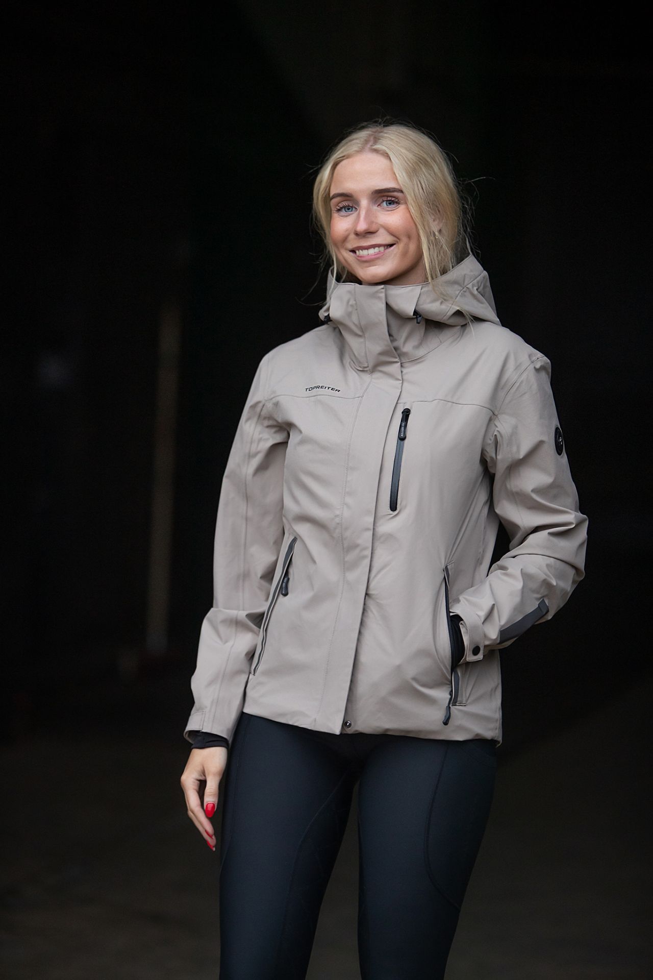TopReiter Regenjacke "GLETTA", Damen, sand