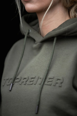 TopReiter Hoodie "TOP REITER", moosgrün