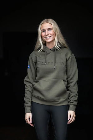 TopReiter Hoodie "TOP REITER", moosgrün