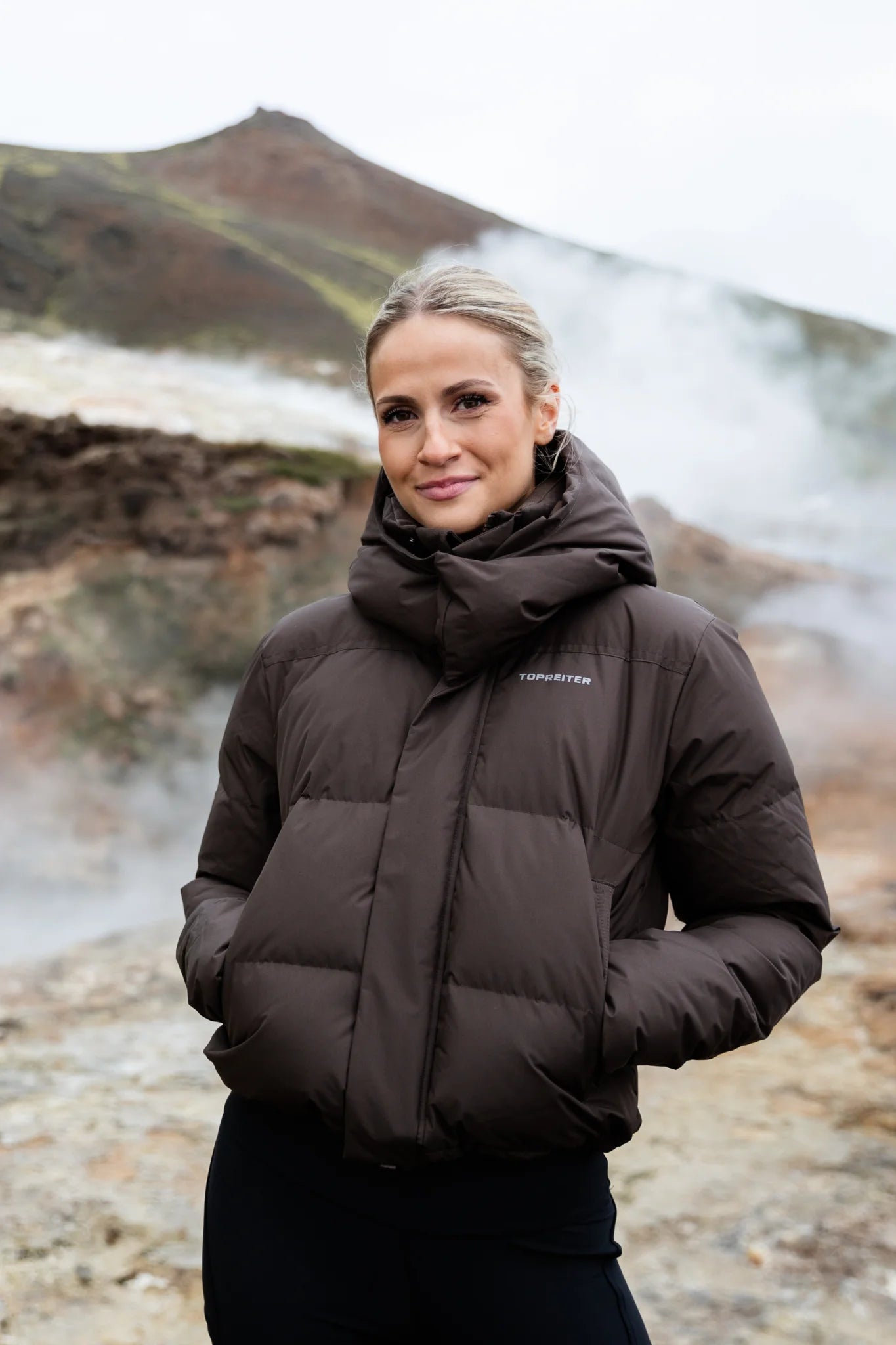 TopReiter "Assa" Pufferjacke | dunkelbraun