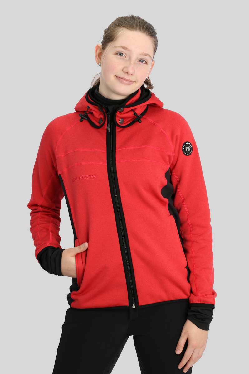 TopReiter Jacke "PERLA" mit Kapuze, rot